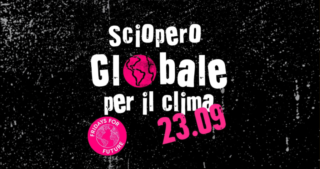 Il 23 Settembre 2022: Sciopero globale per il clima